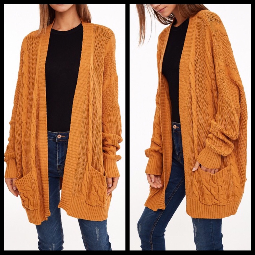 CLEARANCE-FIRM‼️Trinity Chunky Knit Cardigan - Picture 2 of 2